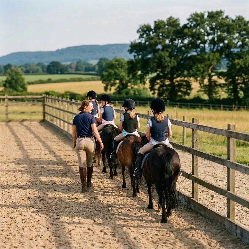 Cours de poney à Loisin, Haute-Savoie